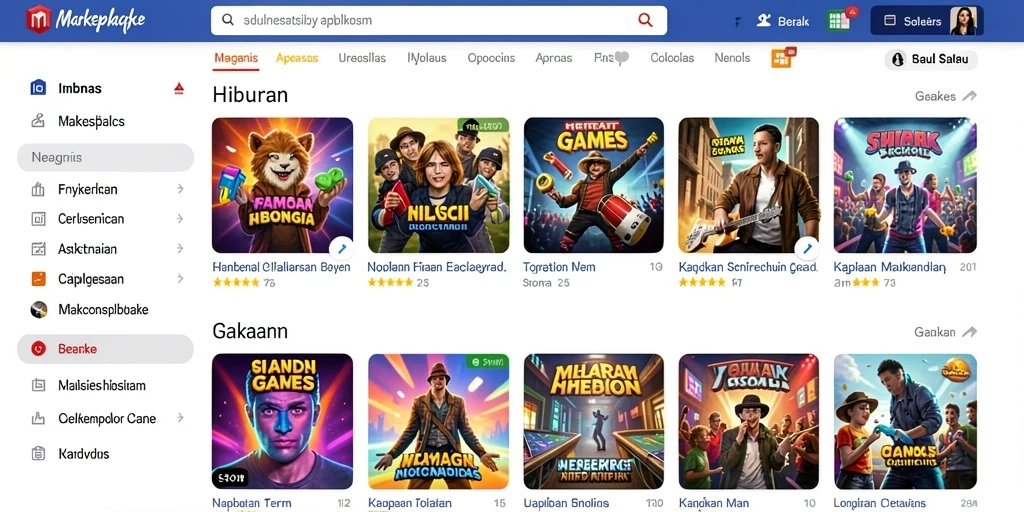 Tampilan antarmuka yang menarik dan user-friendly.