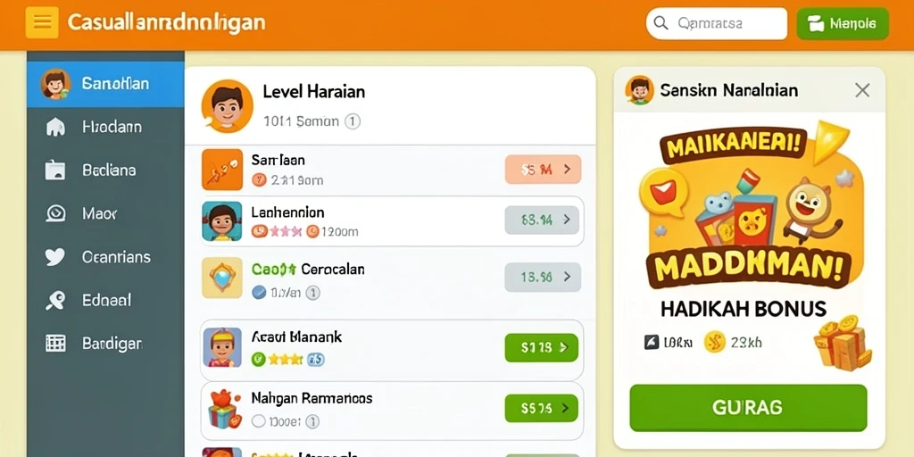 Tampilan antarmuka yang user-friendly dan menarik.