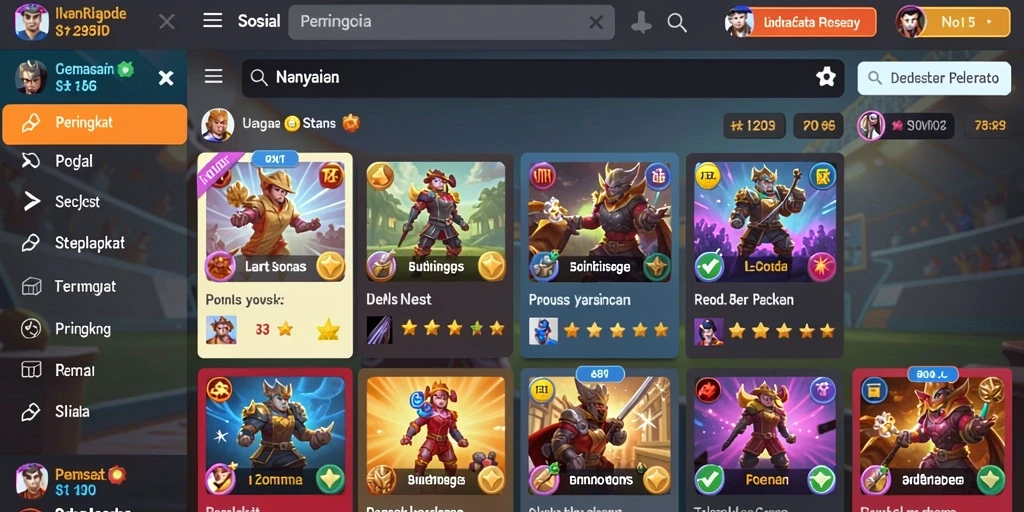 Tangkapan layar menunjukkan grafik permainan yang menawan.