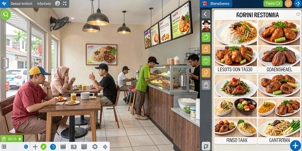 Tampilan antarmuka yang intuitif dan user-friendly.