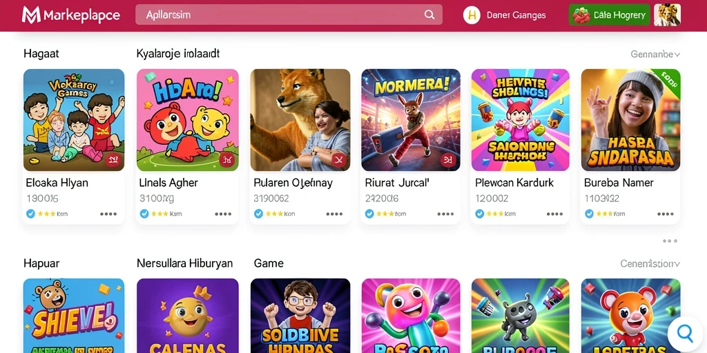 Screenshot menunjukkan karakter utama dalam pertempuran epik.