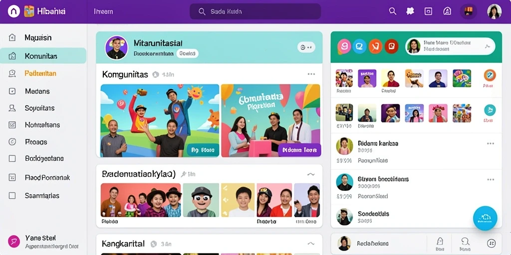 Antarmuka yang modern dan ramah pengguna.