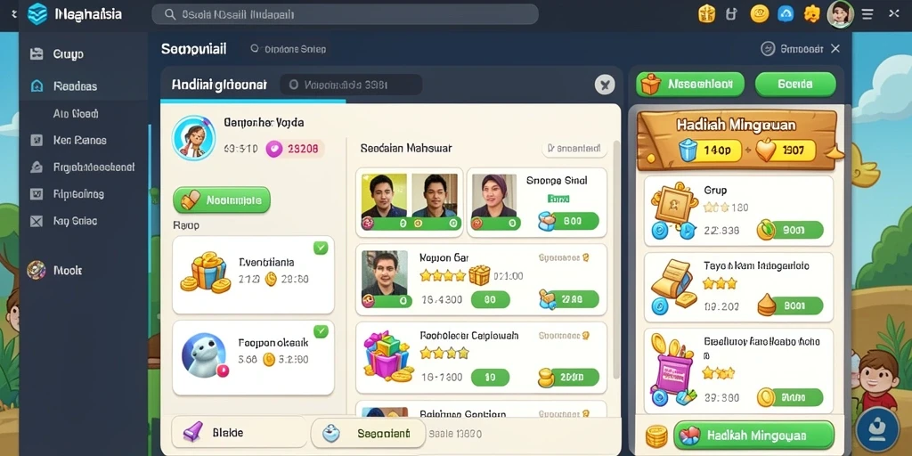 Tampilan awal game LATOTO yang menawan.
