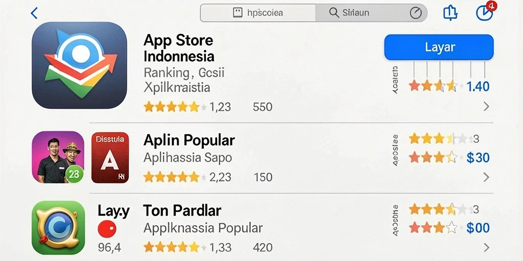 Tampilan antarmuka yang user-friendly.