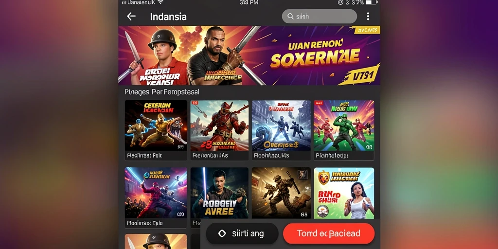 Tangkapan layar menunjukkan antarmuka permainan slot yang menarik.