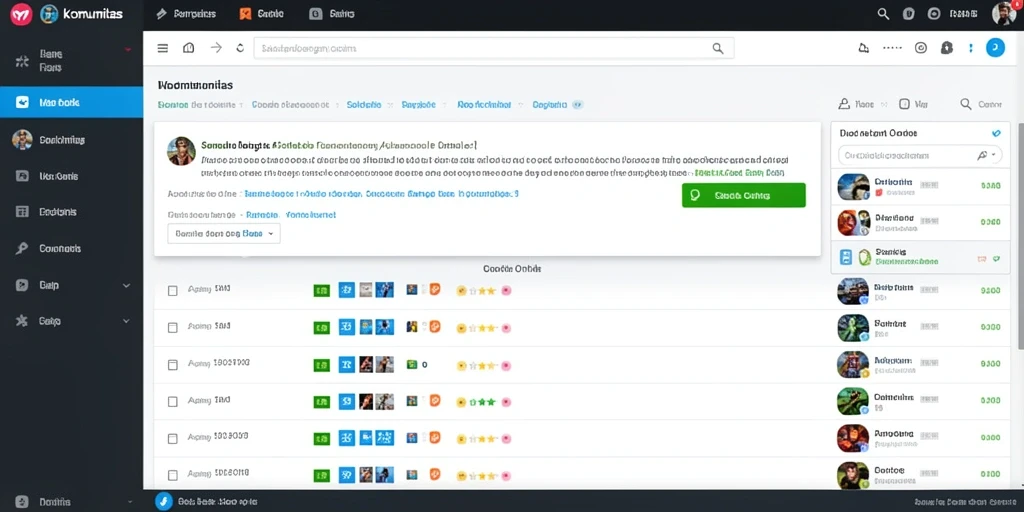 Tampilan antarmuka yang user-friendly dan mudah dinavigasi.