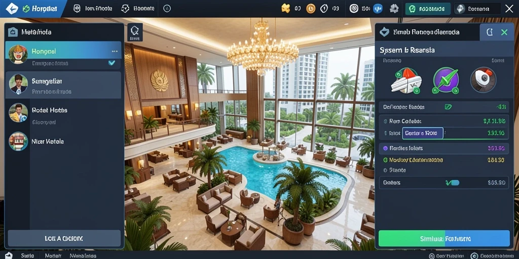 Tampilan level pertama yang penuh warna dan detail.
