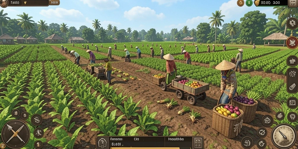 Screenshot menunjukkan beragam permainan yang tersedia.