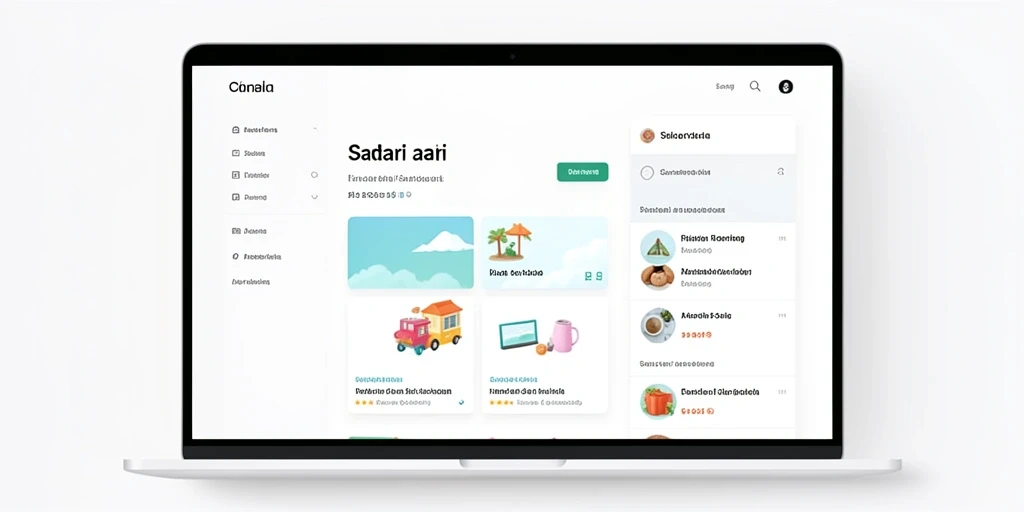 Tampilan antarmuka yang user-friendly.