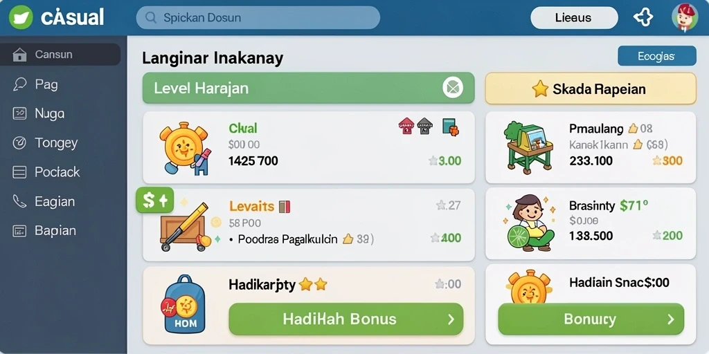 Berbagai karakter menarik yang dapat dimainkan.