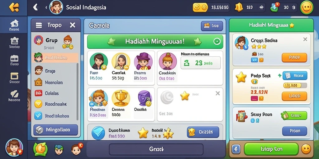 Tampilan antarmuka yang intuitif dan mudah digunakan.
