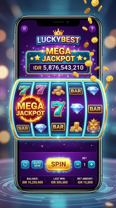 Galeri pratinjau visual luckybest build APK resmi terbaru